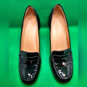 Michael Kors Black Patent leather loafers size 8.5